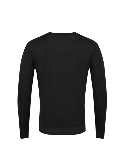 Maglia girocollo in lana merino Nero DANIELE FIESOLI | DF 00020009